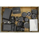 Medium Format Lenses and Accessories, Bronica Lenses and converters including a Zenzanon 150mm f/3.