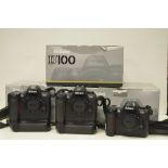 Nikon D100 DSLR Camera Bodies, together with original packaging, battery and charger