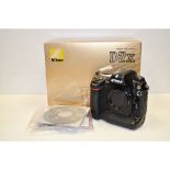 Nikon D2X Body, body G/VG in manufacturer's case together with camera strap and software