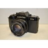 Contax 167MT SLR Camera, auto exposure bracketing, with a Zeiss Planar 50mm f/1.7 lens body G optics