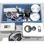 Zeiss Microscope Parts, an assortment of different parts including transformers and film magazines