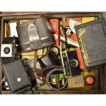 Assorted Cameras and Film, including a Kershaw 630, various Kodak Brownies together with a