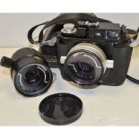 Nikon 35mm Waterproof Camera, a Nikon Nikonos II SLR with a W-Nikkor 35mm f/2.5 and a Nikkor 80mm