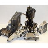 Cine Cameras and Projectors, 16mm and 8mm examples from Eumig and Bell Howell (a lot) together