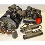 Swift Saratoga Binoculars, 8x40 model no 801 together with other examples including a pair of Chinon