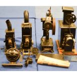 Early Cine Projectors, including a 9.5mm Pathe Baby, two film strip Magic Lanterns and more