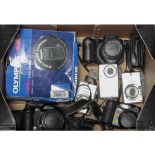 Digital Cameras, circa 2003, manufacturers including Fujifilm, Nikon, Canon and Olympus