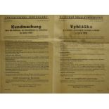 Four Czech Central Statistic Office posters, all for various farming, including Fruit, Crops &