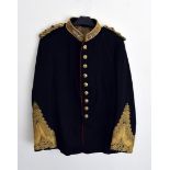 An 1881 pattern Victorian Royal Artillery Dress Jacket, having decorative cuff lace decoration,