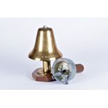 A Winkworth bell, having electrical movement, together with a Henry Browne & Son Ltd hand held