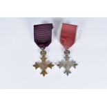 A Civil issue MBE medal, together with a Civil issue OBE medal (2)