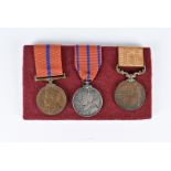 A London County Council Metropolitan Fire Brigade 1902 Coronation medal, awarded to ALFRED J TOMLIN,
