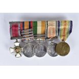 An impressive Boer War and WWI medal group, awarded to George Hereward Cardew, born locally in