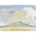 Three early 20th Century English School watercolours, various subject matters including Burgh Island