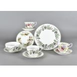 A Royal Worcester Lavinia part tea service, together with a part set of Royal Albert months of the