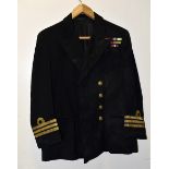 A Royal Naval Commanders Jacket, by Gieves Ltd, owned by 2675 W.G Lockyer, dated to inside 27.3.