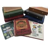 A Schoolboy collection of British and World stamps, in several ring binders, albums and stock