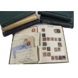 A collection of Victorian and later British and World stamps, in six albums, with several penny reds