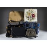 A collection of eleven vintage and modern handbags, including a Mappin & Webb example, two