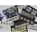 A collection of modern Royal Mail stamps and First Day Covers, all still in their original