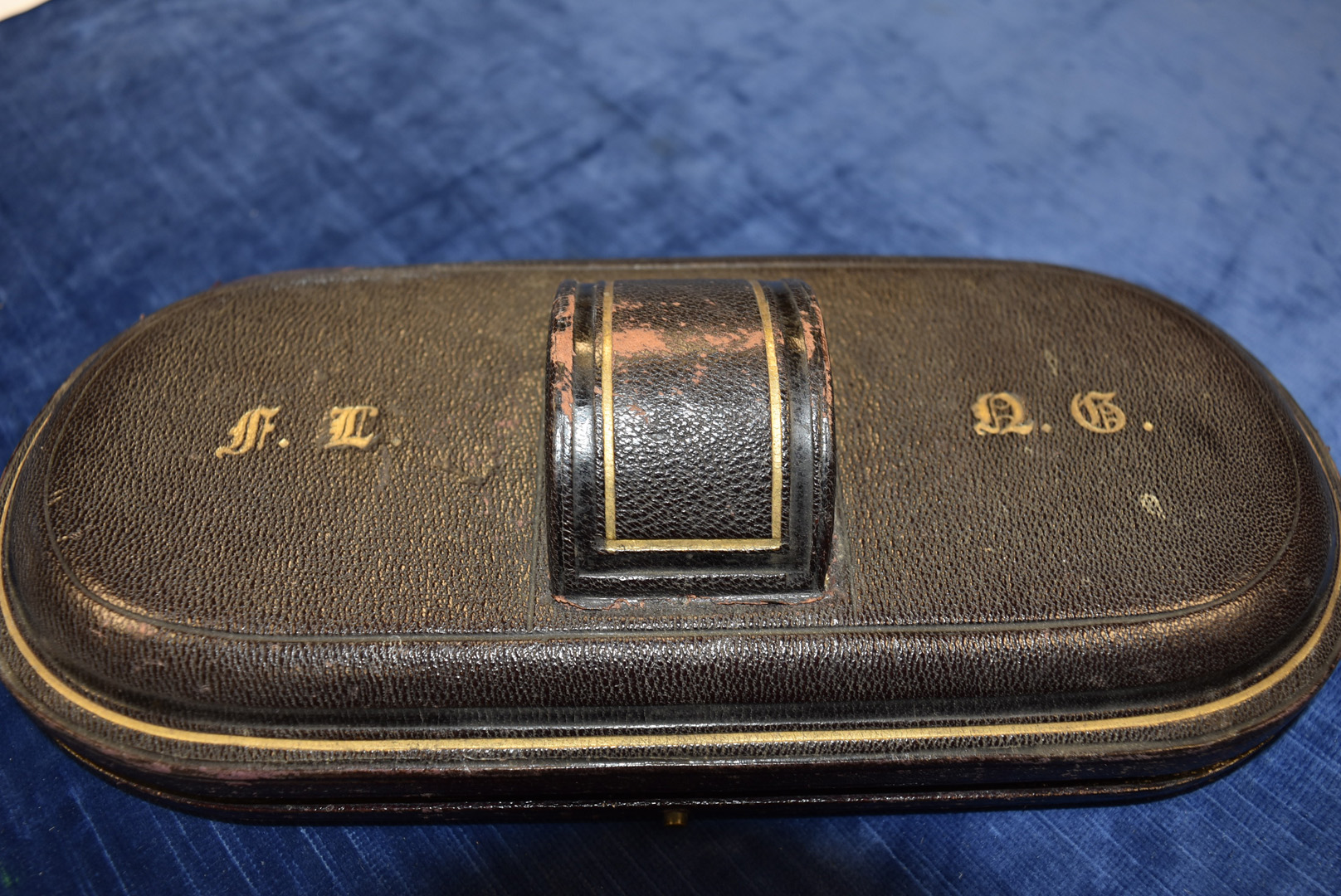 A Victorian silver Christening set by Edward Hutton, the fitted case with initials supporting an Old - Image 7 of 7