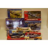 Airfix and Revell Models Kits, All boxed aircraft models including, Airfix 1:48 scale A05123,