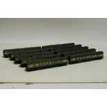 Triang-Hornby OO Gauge BR Blue/Grey Mk 1 Coaches, comprising 4 1st/3rd composites, 3 brake/3rds, 6