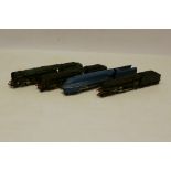 Hornby OO Gauge Tender-Drive Steam Locomotives, comprising LMS blue streamlined 'Coronation', BR