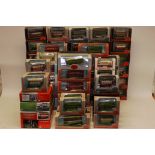Exclusive First Editions, A boxed collection of 1:76 and OO scale vintage and modern buses and