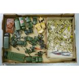 Dinky Toys Military Models and Others, Play-worn examples including Supertoys 660 Tank