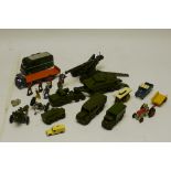 Play-Worn Britains, Dinky, Corgi and Others, Military and commercial vehicles, including Britains