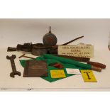 A Collection of Railway-related Artefacts, including a large-size K's oil feeder and a BR (M) oil