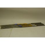 Four Boxes of Peco Streamline O Gauge Flexi-Track, with code 124 Finescale rail, 3 full boxes and