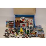 Constructed Lego Sets, Collection of mostly un-boxed and complete Lego City and Lego System sets