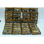 Boxed Mainline OO Gauge Rolling Stock, comprising 35 four-wheeled wagons including tankers, vans,
