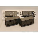 Dual Gauge 1 or O Gauge Narrow-Gauge W&L Rolling Stock, by British Model Supply and others,
