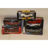 Maisto, Anson, Chrono and ERTL, A boxed group of 1:18 scale cars including, Maisto Special