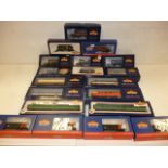 Bachmann 00 gauge Coaches and Wagons, including Queen Mary Brake Vans (8), Seacow Hopper (4),