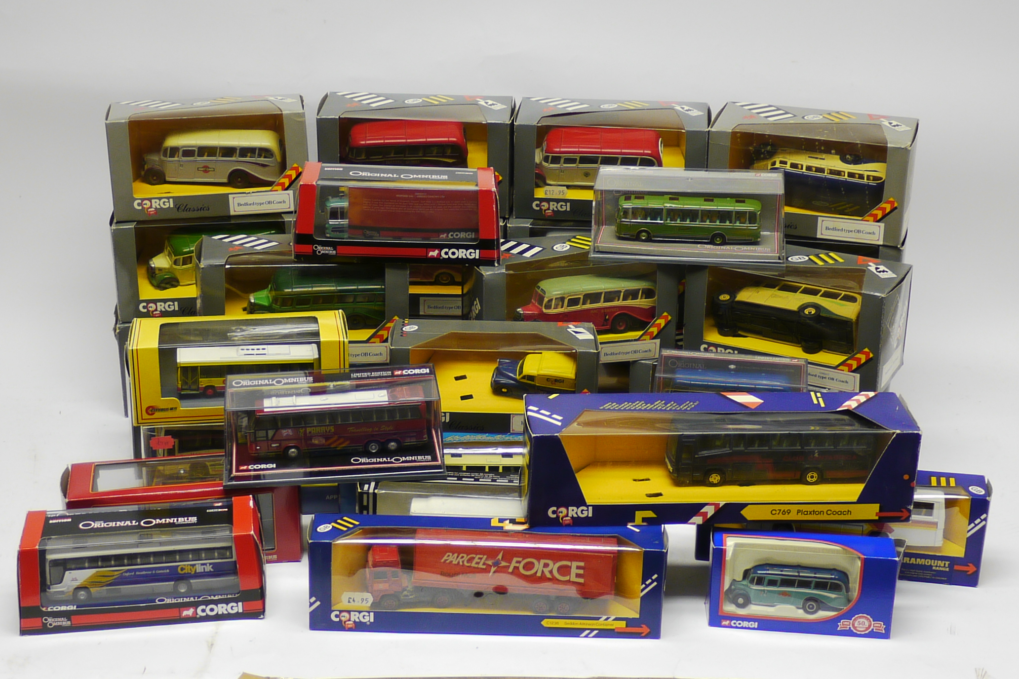 Corgi and Original Omnibus, All boxed Corgi, Corgi Classics and Original Omnibus, mostly buses and