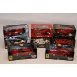 1:18 Scale Burago and Hotwheels, All boxed comprising, Burago 3002 Mercedes Benz 1931, 3033