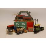 Hornby O Gauge M Series and Other Items, including green M1 clockwork locomotive, 2595 tender, two