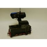 A Roundhouse Models Gauge 1 'Criccieth Castle' Diesel Locomotive and Controller, finished in glass