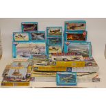 Italeri and Novo Model Kits, A boxed and packaged collection including 1:24 scale and smaller