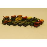 Play-Worn Dinky Toys Commercials, Comprising pre and post-war, Austin flat bed trucks, with two