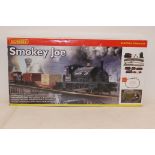 A Hornby OO Gauge R1036 'Smokey Joe' Goods Train Set, with 0-4-0ST locomotive, 4 wagons, track,