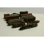Pocher American HO Gauge Old Timer Locomotive and Coaches sand other makers Crane and Rolling Stock,