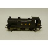 A Bassett-Lowke O Gauge Electric 'Standard' 0-6-0 Tank Locomotive, in gloss LMS lined black as no