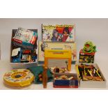 1970s and Later Toys, Including 1970s Playmobil, Fisher Price toys including boxed Frisky Frog and