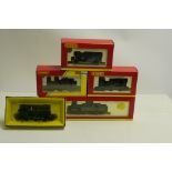 Hornby 00 Gauge Tank Locomotives, R2214A GNR green 0-6-2T '1763', R2674 LMS maroon 3F 0-6-0T '7413',