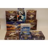 Corgi Aviation and Schuco, A boxed collection of military and civil aircraft some special edition,